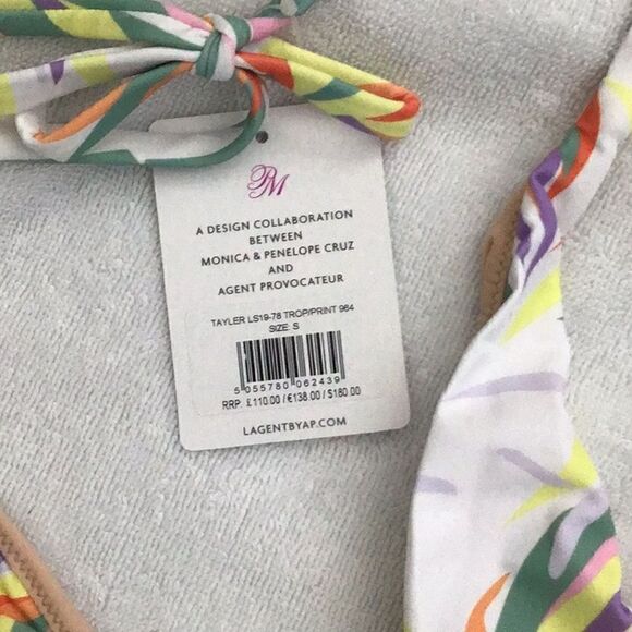 L’ Agent Provocateur Tayler Swimsuit Tropical Print Size S NWT - Picture 5 of 6